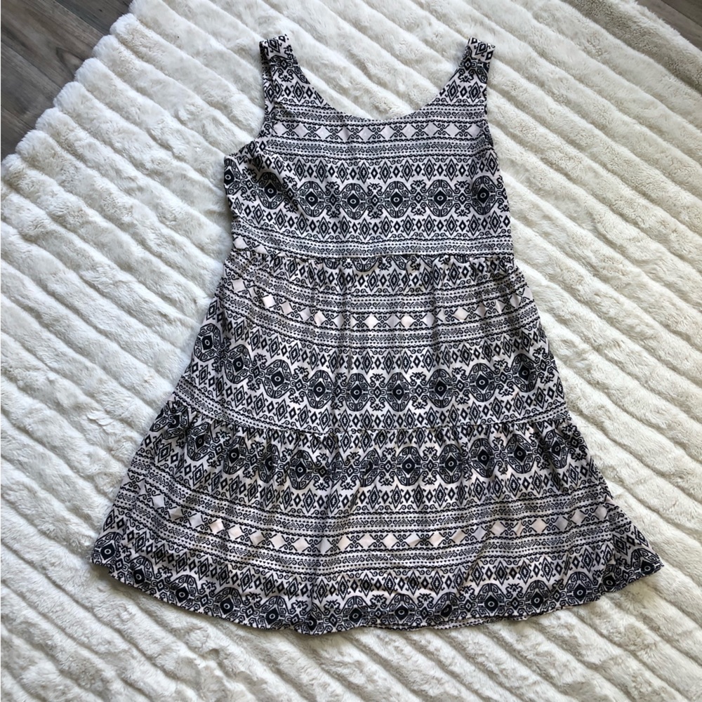 Entro Boho Aztec Print Dress,